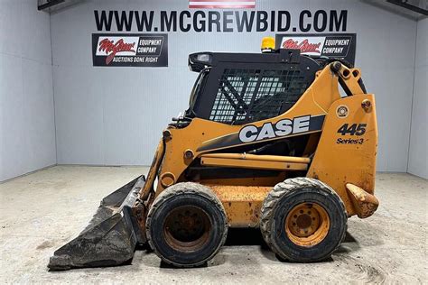 case 445 skid steer float